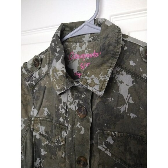 AEROPOSTALE Lightweight Cameo Military Style Drawstring Jacket. Size S - Picture 5 of 15